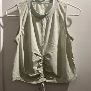Lululemon Creamy Mint Cinch Crop Tank